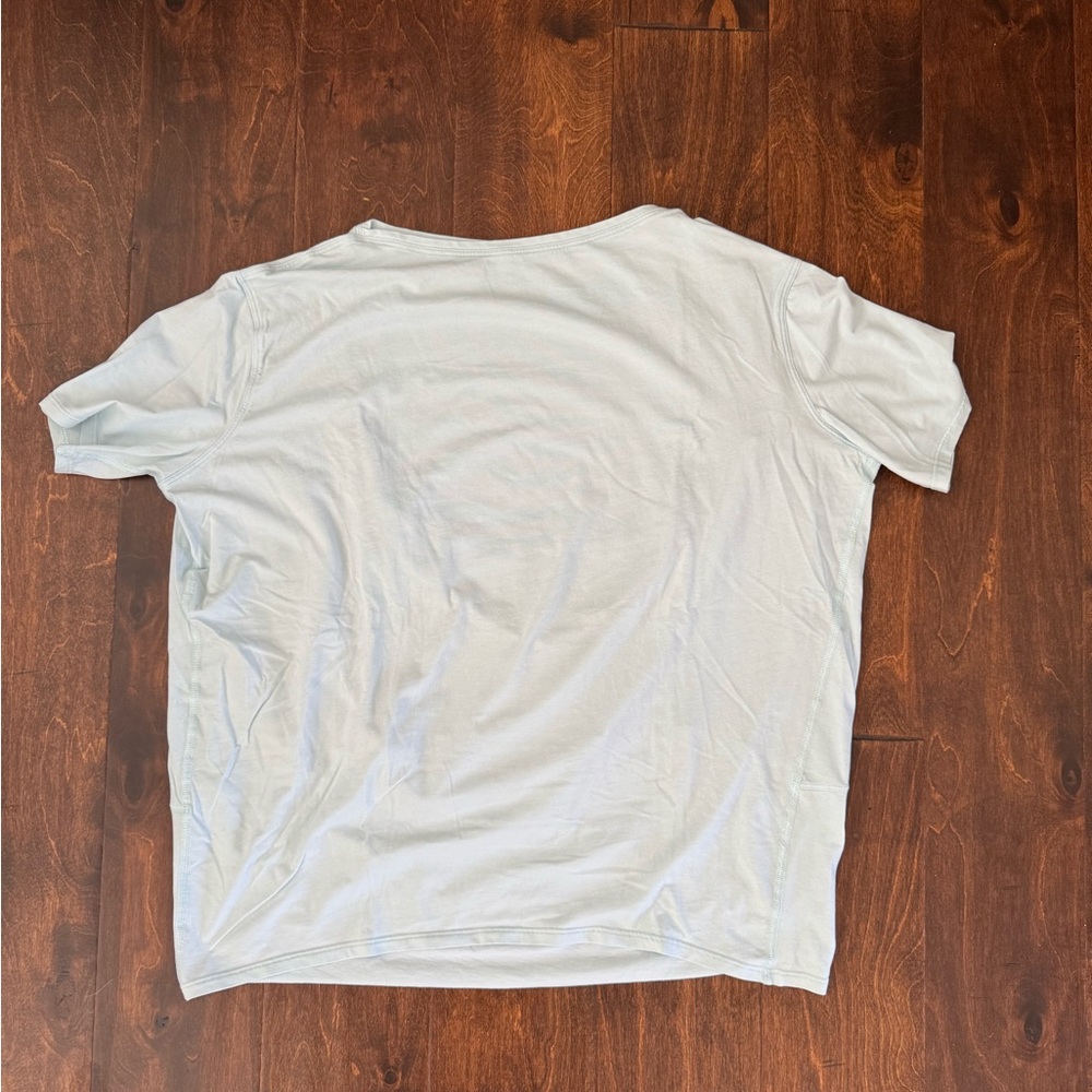 Lululemon🍋 Back in Action Short Sleeve Shirt - Pastel Blue